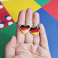 EURO 2024, EURO 2024 Germany Earrings, Football Earrings, Handmade Earrings, Flag Earrings,Statement Earrings,Football European Championship