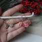 Christmas Hoops, Candy Cane Earrings, Christmas Earrings, Cookie Earrings, Polymer Clay Earrings, Handmade, Gifts for Her,Christmas Party