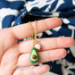 Avocado Earrings, Cute Avocado Earrings and Necklace Set, Fruit Charm Earrings, Handmade Polymer Clay Jewelry, Avocado Jewelry, Summer, Gift