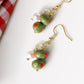 Olive Earrings, Olive Dangle Earrings, Summer Earrings, Food Charm, Polymer Clay Earrings, Handmade, Gift for Her, Polymer Clay Food Jewelry