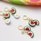 Fruit Dangle Earrings, Summer Earrings, Fruit Charm Earrings, Polymer Clay Jewelry, Watermelon Earrings,Daisy Earrings,Handmade,Gift for Her