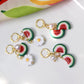Fruit Dangle Earrings, Summer Earrings, Fruit Charm Earrings, Polymer Clay Jewelry, Watermelon Earrings,Daisy Earrings,Handmade,Gift for Her