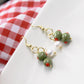 Olive Earrings, Olive Dangle Earrings, Summer Earrings, Food Charm, Polymer Clay Earrings, Handmade, Gift for Her, Polymer Clay Food Jewelry