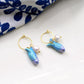 Sardine Hoop Earrings, Summer Earrings, Handmade Polymer Clay Fish Earrings, Minimal Ocean Jewelry, Polymer Clay Food Jewelry, Summer Gift