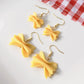 Pasta Earrings, Farfalle Earrings, Farfalle Pasta Earrings, Handmade Polymer Clay Pasta Earrings, Cute Food Jewelry, Polymer Clay Earrings