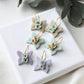 Butterfly Earrings, Polymer Clay Earrings Perfect for Spring and Summer, 18K gold plated hoops - Studio Niani