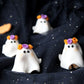 Ghost Earrings, Halloween Earrings, Polymer Clay Earrings, Cute Ghost Charms - Studio Niani