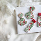 Christmas Earrings, Polymer Clay Earrings, Christmas Earrings Clay, Winter Earrings, Earrings, Clay Earrings, Beige Earrings, Handmade, Gift