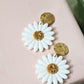 Daisy Earrings, Statement Earrings, White Earrings, Floral Earrings, Polymer Clay Earrings,Spring Earrings,Daisy Statement Earrings,Handmade