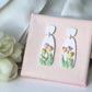 Tulip Earrings, Polymer Clay Earrings, Statement Earrings, Clay Earrings, Spring Earrings, Flower Earrings, Floral Dangle Earrings, Handmade