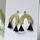 Christmas Earrings, Polymer Clay Earrings, Christmas Tree Earrings, Statement Earrings, Glitter Earrings, Elegant Earrings, Handmade, Gift