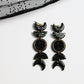 Moon Earrings, Large Statement Earrings, Polymer Clay Earrings, Moon Phases - Studio Niani