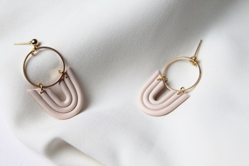 Leia resin hoop on sale earrings