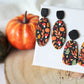 Black Autumn Earrings, Polymer Clay Earrings, Statement Earrings, Handmade