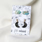 Polymer Clay Studs, Earrings Studs Set, Moon and Cloud, Stainless Steel Studs - Studio Niani
