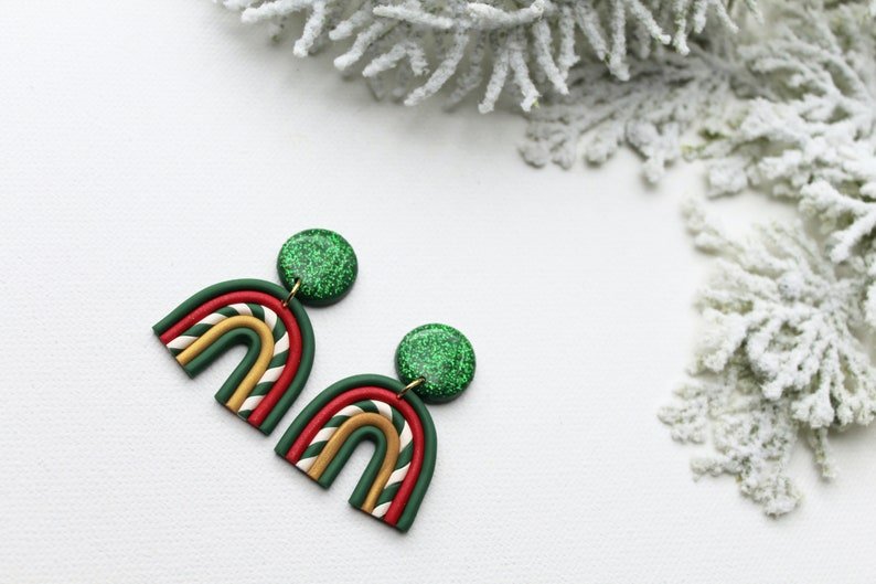 Muse Christmas Glitter Snowman Earrings | New Look