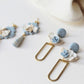 Romantic Flower Earrings, Polymer Clay Earrings, Statement Elegant Earrings - Studio Niani