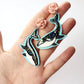 Whale Earrings, Polymer Clay Earrings, Orca Earrings, Ocean Lover Gift - Studio Niani